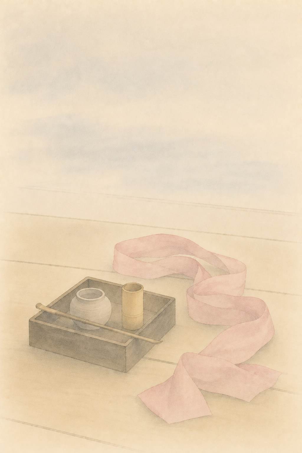 傾城（七変化） 夜更けの煙草盆と帯