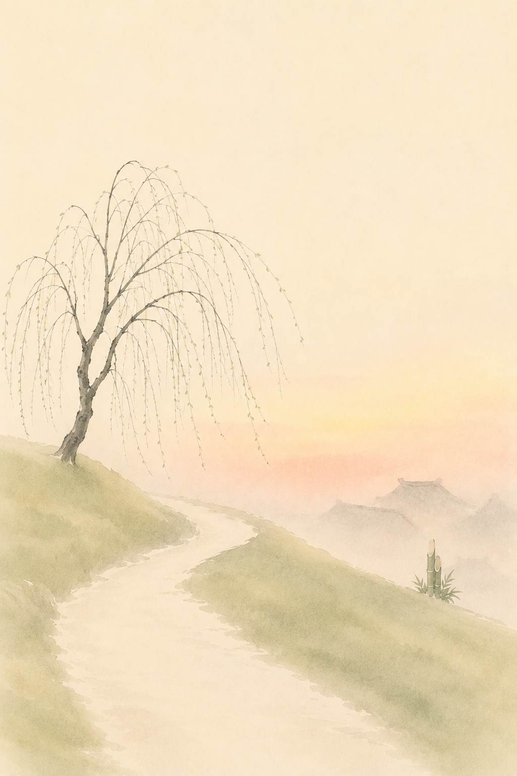 北州 衣紋坂の見返り柳