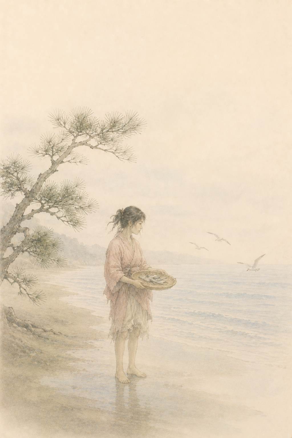 官女 下関の魚売り