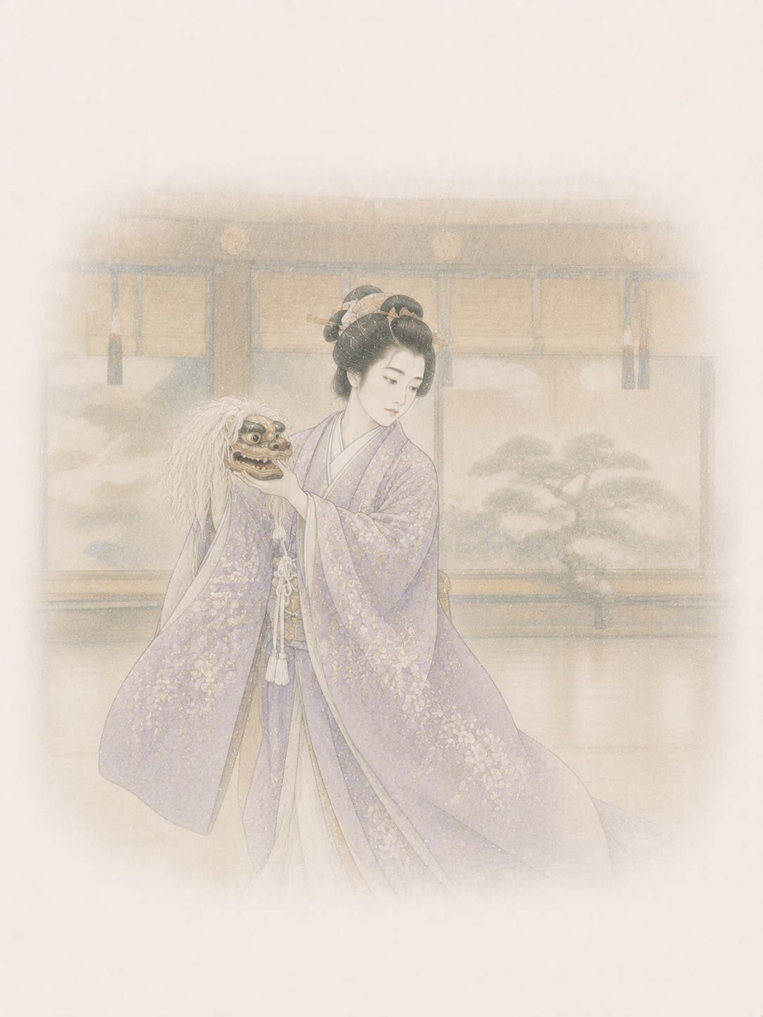 春興鏡獅子 小姓弥生