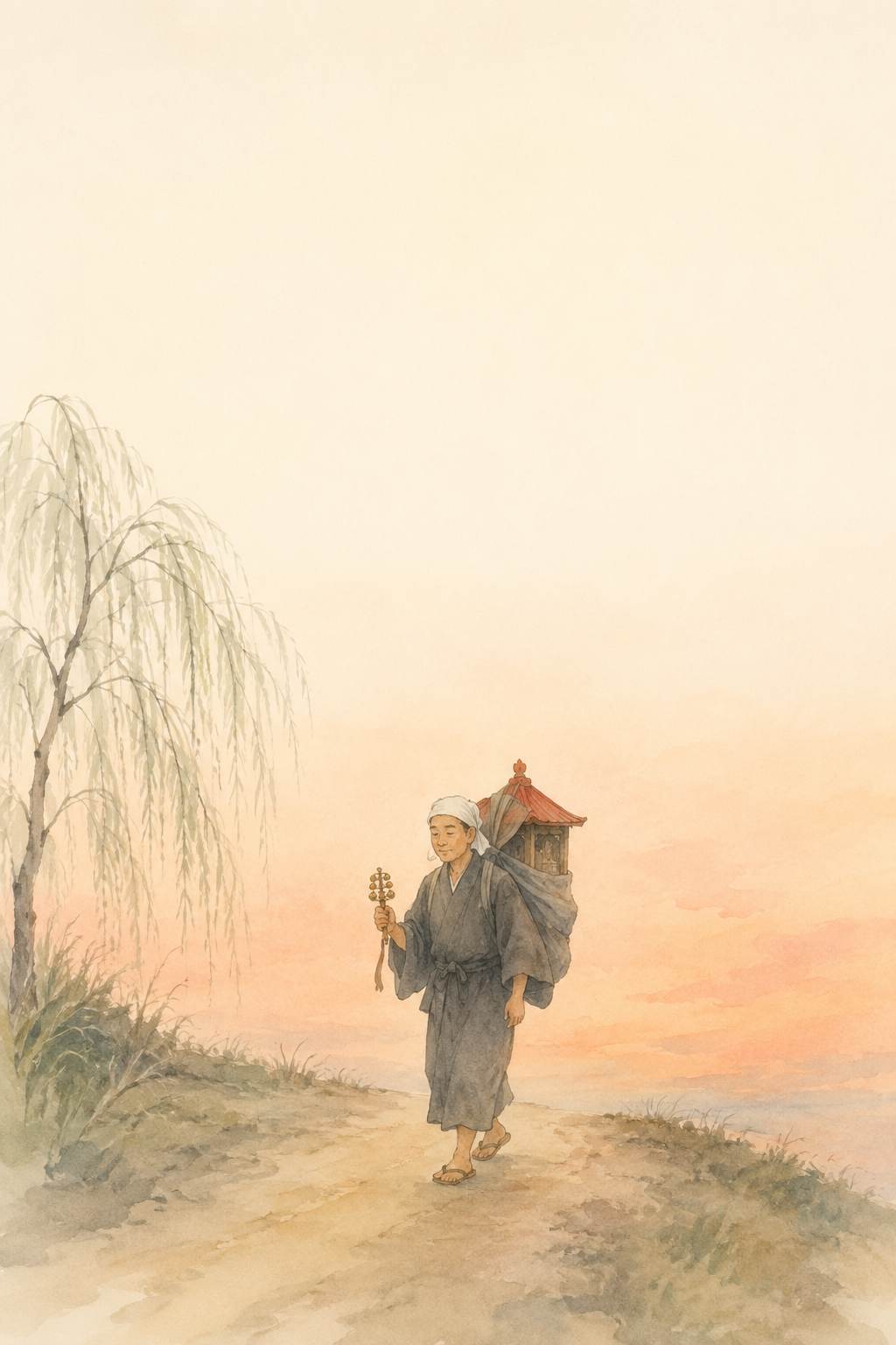 淡島 夕暮れの願人