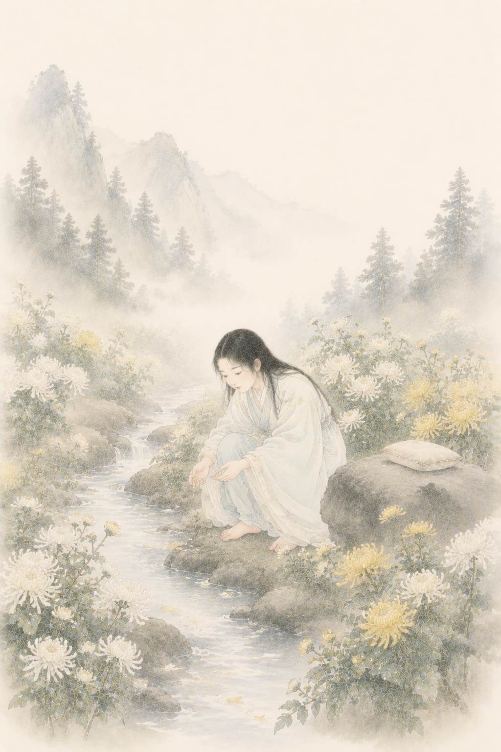 菊慈童 菊水の谷