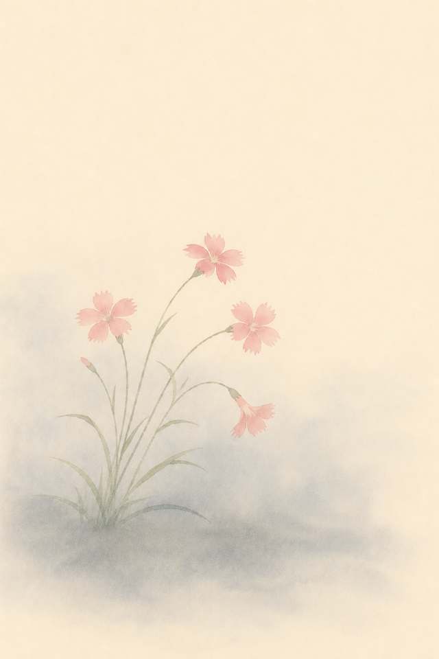 髪梳夜撫子